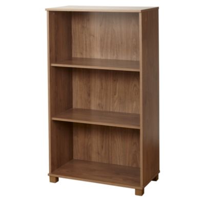 Addspace York Walnut-effect Bookcase