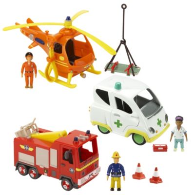 Fireman Sam Multi Vehicle Playset at Sainsburys Toys & Games - Half price