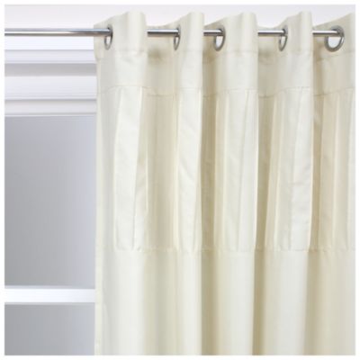 Pintuck Panel Curtains Natural