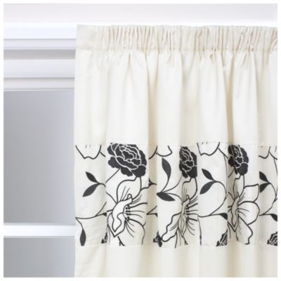 Trailing Floral Pencil Pleat Curtains