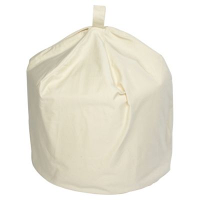 Creative Living Cotton Drill Beanbag Natural