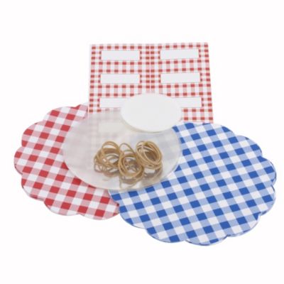 Tala 1lb Gingham Preserve Set 20-pack Red and Blue