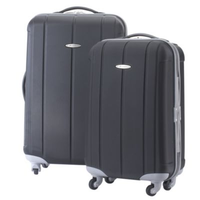 Constellation 2-piece 20 and 25'' (51cm and 63cm) Luggage Set with 4 Wheels Black