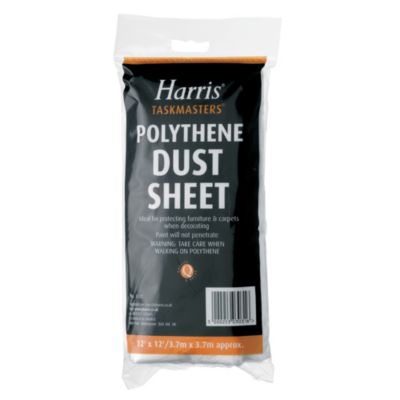 Harris Taskmaster Polythene Dust Sheet 12 x 12 Ft