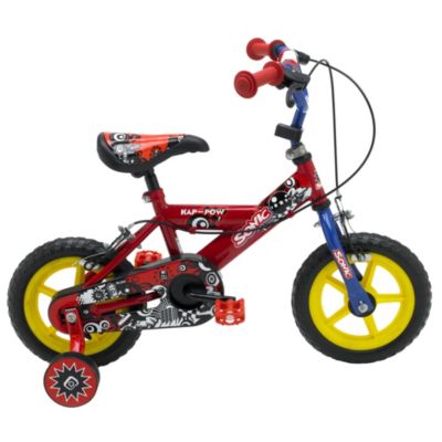 Sonic Kap-pow 12" Wheel Boys' Play Bike in Blue Red Yellow