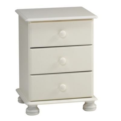 Statutory Somerset 3-drawer Chest of Drawers White