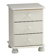 3-drawer Chest of Drawers White