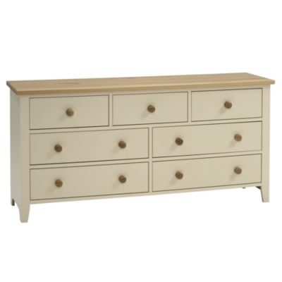 Devon 7-drawer Chest of Drawers Cream