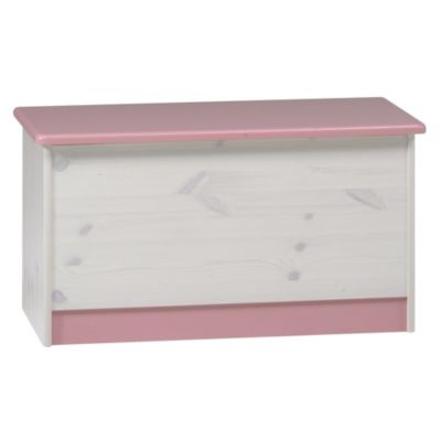 Georgia Toy Box Pink and White