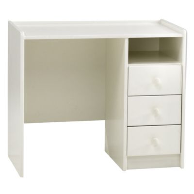 Montreal 3-drawer Desk White