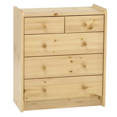 Statutory Vermont Pine 5-drawer Chest of Drawers