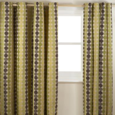 Tu Chenille Circle Green Curtain