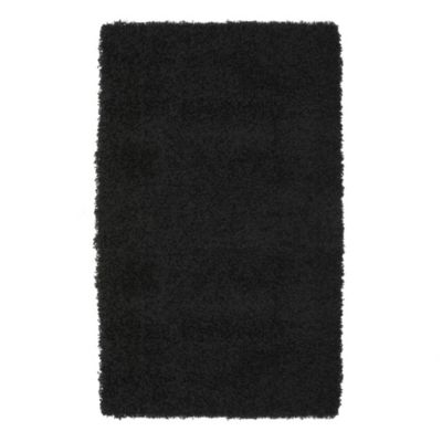 Tu Shaggy Black Rug 120x170cm
