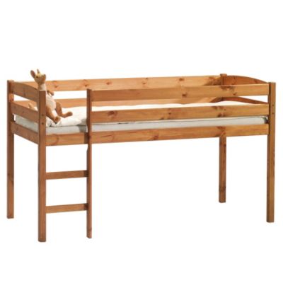 Pine Mid-sleeper Bed Frame