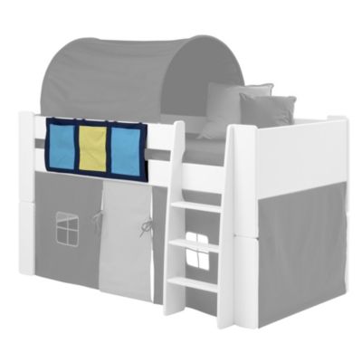 Side Hanger for Mid-sleeper 3 Pockets Blue