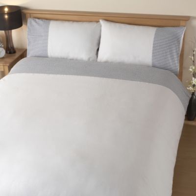Tu Blue Seersucker Bed Linen Set