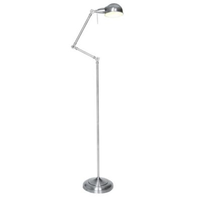 Statutory Chrome Jointed Floor Lamp