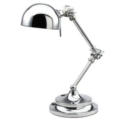 Statutory Chrome Jointed Table Lamp