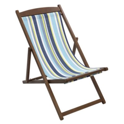 Sainsbury's Deck Chair Beach Stripe