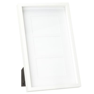 Tu White Box Frame with 3 Apertures 16x10"