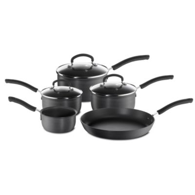 Tefal Expert Cook Hard Anodised 5-piece Pan Set