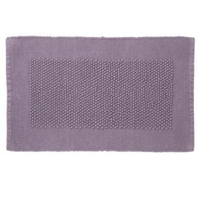 Tu Chenille Bobble Bath Mat Heather