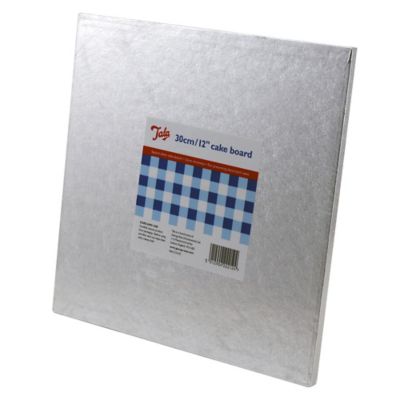Tala 12" Square Silver Cake Board 12mm Thickness