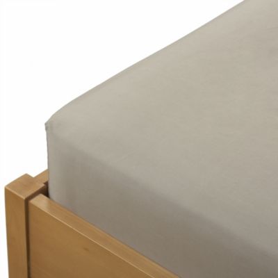 Home Collection 200 Thread Count 100% Egyptian Cotton Fitted Sheet Mink