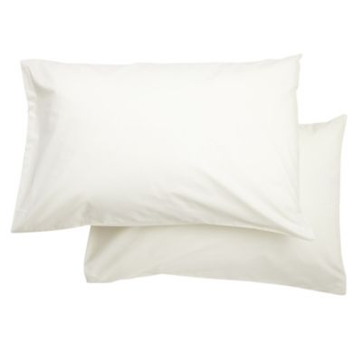 Home Collection 200 Thread Count 100% Egyptian Cotton Pillowcase Pair Cream