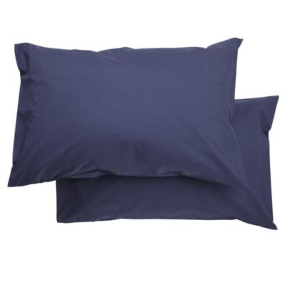 Tu  Denim Blue Non-iron Pillowcase Pair