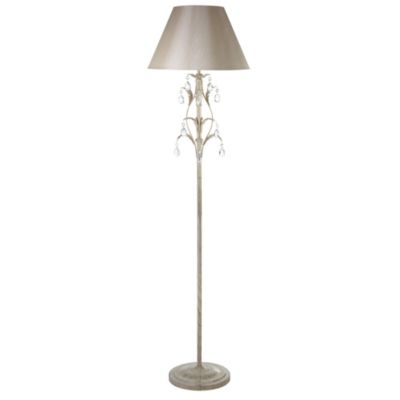 Orinoco Floor Lamp Cream and Gold