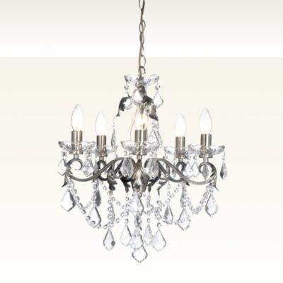 Magdalena 5-bulb Chandelier Antique Brass