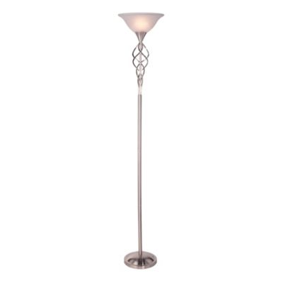 Inlite Severn Floor Lamp Satin Chrome