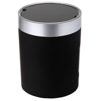 Tu Black Flip Top Bin