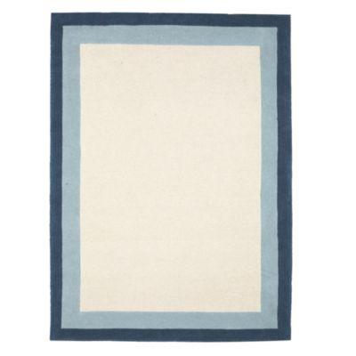 Tu Teal Border Rug 120x170cm