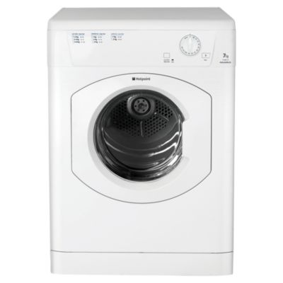 Hotpoint TVM570G 7KG Aquarius Vented Tumble Dryer Polar White