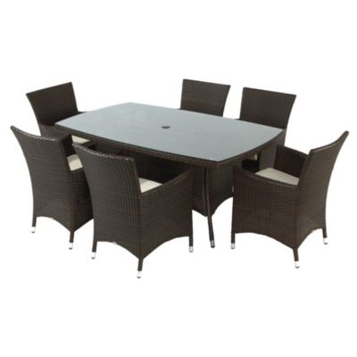St Tropez 7-piece Garden Furniture Set