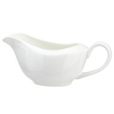 Home Collection White Bone China Gravy Boat