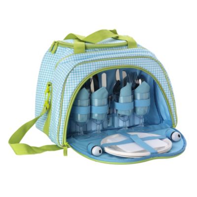 Summerhouse Vintage Gingham 4-person Picnic Set Holdall