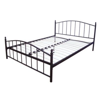 Carly Kingsize Black Metal Bed