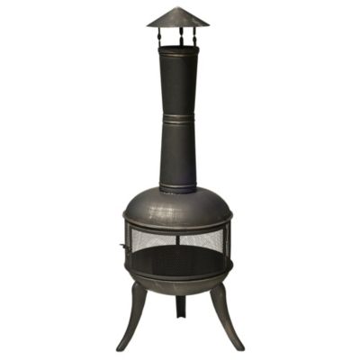 Bronze Steel Chimenea