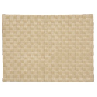 Tu Cream Rectangular Woven Mat