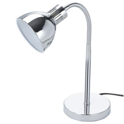 Chrome Curved Desk Lamp