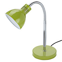 Green Curved Desk Lamp