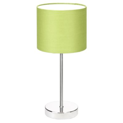 Tu Faux Silk Stick Lamp Green