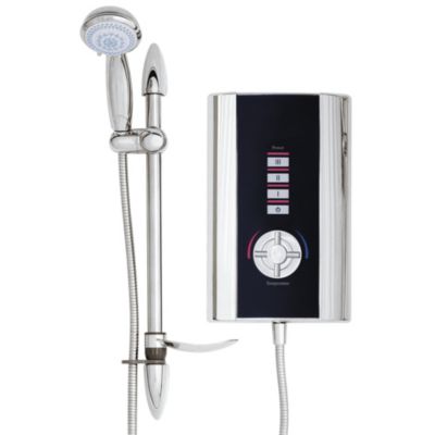 Creda Advantage 550C Chrome & Black 8.5kW Instantaneous Electric Shower
