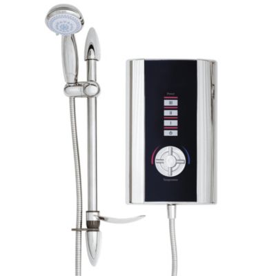 Creda Advantage 550C Chrome & Black 9.5kW Instantaneous Electric Shower