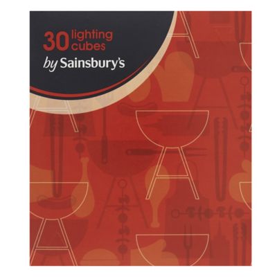 Sainsbury's Barbeque Lighting Cubes 30-pack