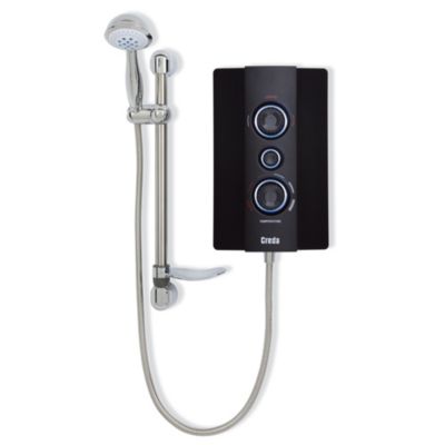 Creda AquaNoir 9.5kW LED Instantaneous Electric Shower