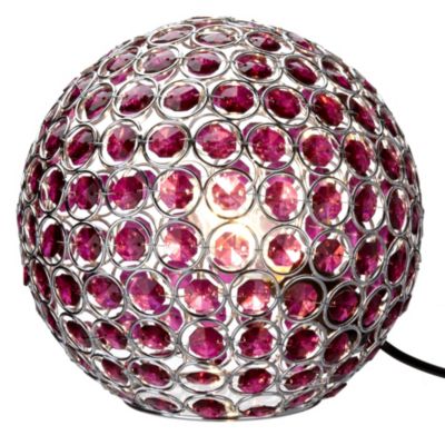 Purple Ball Table Lamp